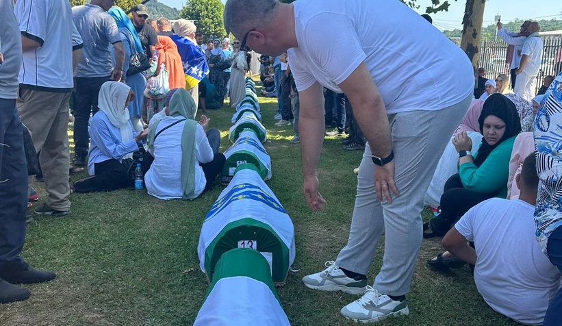 Başkan Çelik, Srebrenitsa'daki anma törenine katıldı