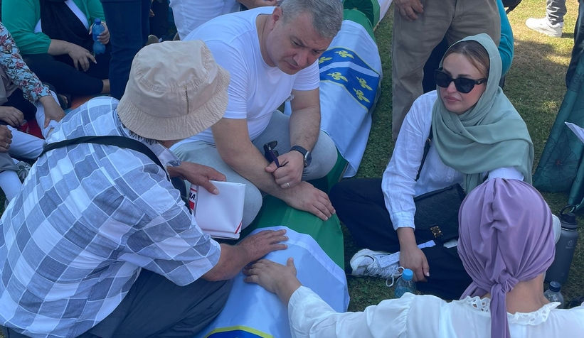 Başkan Çelik, Srebrenitsa'daki anma törenine katıldı