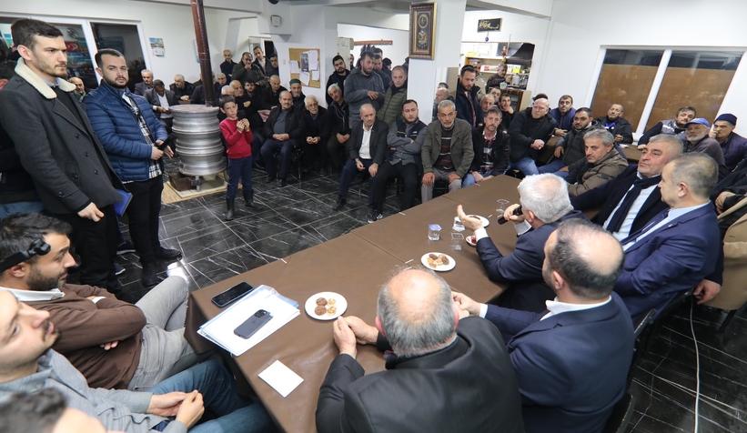 Başkan Rahmi şengül mahallelere müjdeyle gidiyor