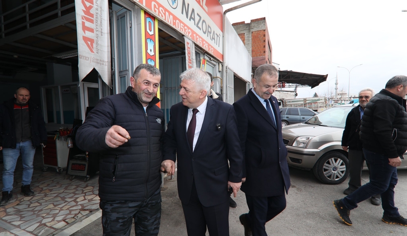 Başkan Rahmi şengül mahallelere müjdeyle gidiyor