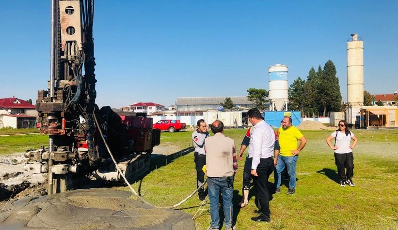 Başkan Soykan, Gençlik Merkezi ve Spor Kompleksi çalışmalarını inceledi