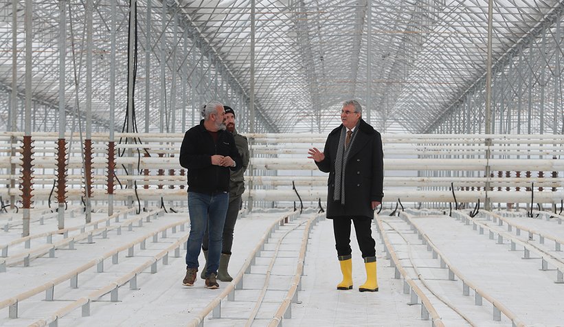 Başkan Yüce açıkladı: Tarımda örnek olacak proje yüzde 85’e ulaştı
