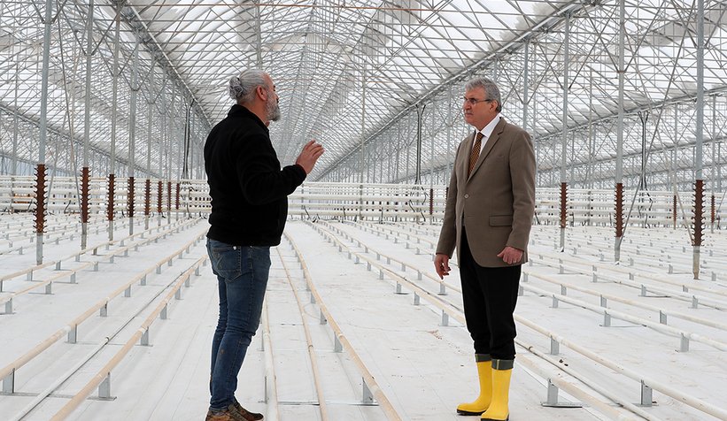 Başkan Yüce açıkladı: Tarımda örnek olacak proje yüzde 85’e ulaştı