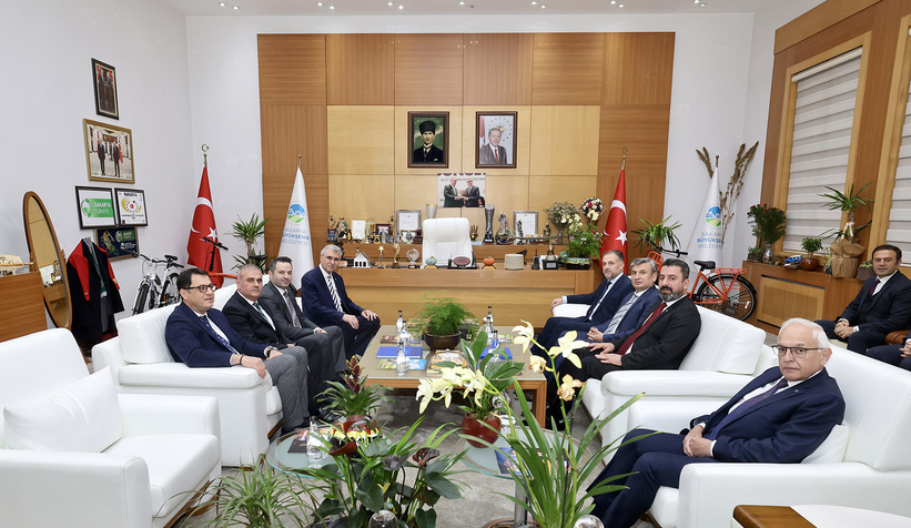 Başkan Yüce Bakan Yardımcısı Şamlıoğlu’nu ağırladı