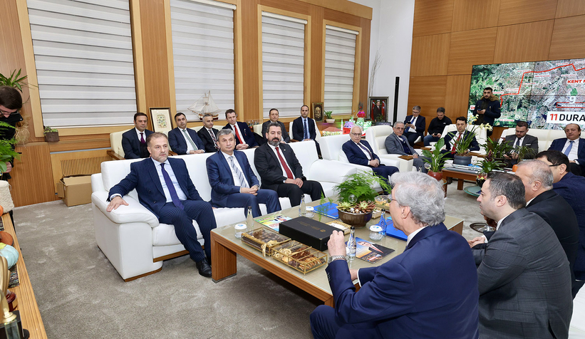 Başkan Yüce Bakan Yardımcısı Şamlıoğlu’nu ağırladı