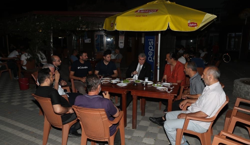 Başkan Yüce'den Akbaş ailesine taziye ziyareti