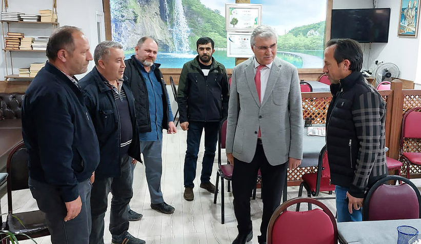 Başkan Yüce'den Karakamış ve Karadere'ye ziyaret