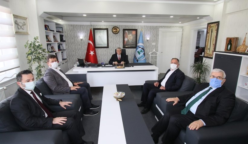 Başkan Yüce'den Soykan'a taziye ziyareti