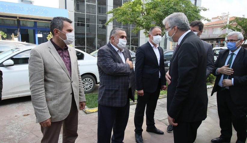 Başkan Yüce'den Soykan'a taziye ziyareti