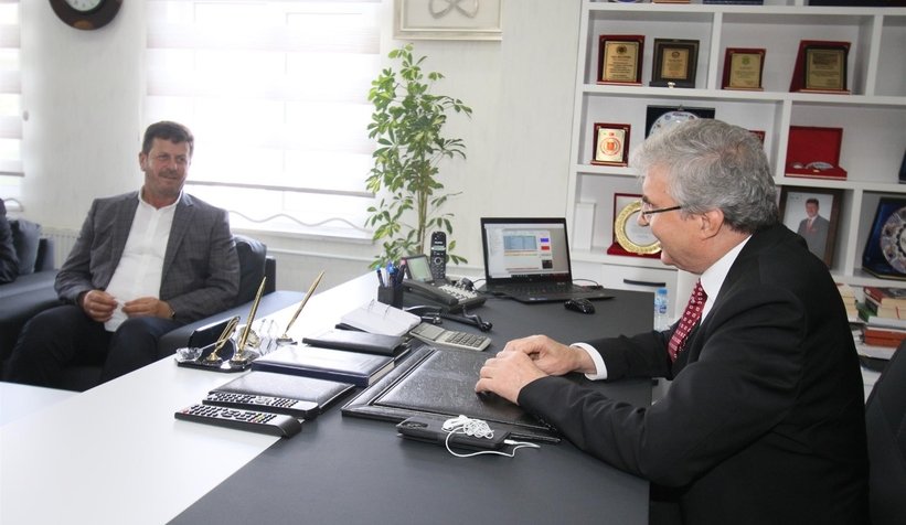 Başkan Yüce'den Soykan'a taziye ziyareti