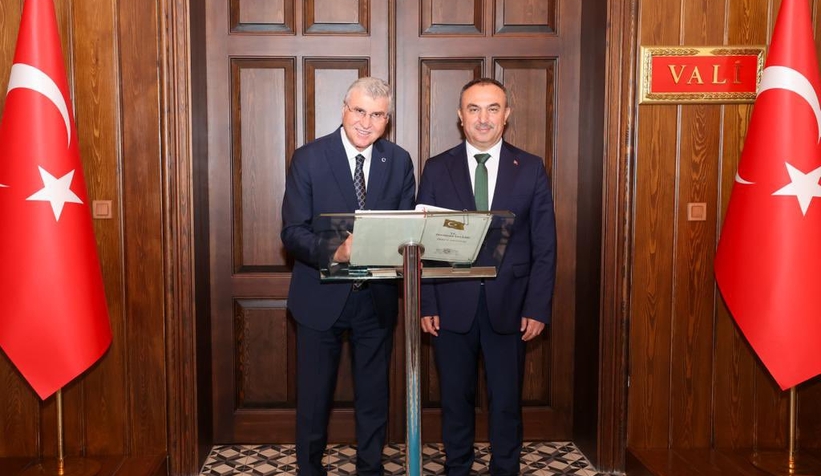 Başkan Yüce'den Vali Soytürk'e ziyaret