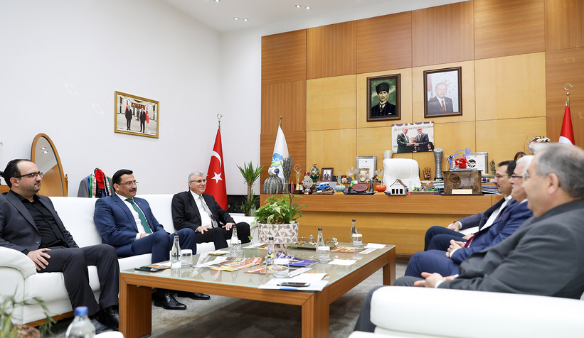 Başkan Yüce ile Genel Başkan Yardımcısı Yavuz, bir araya geldi