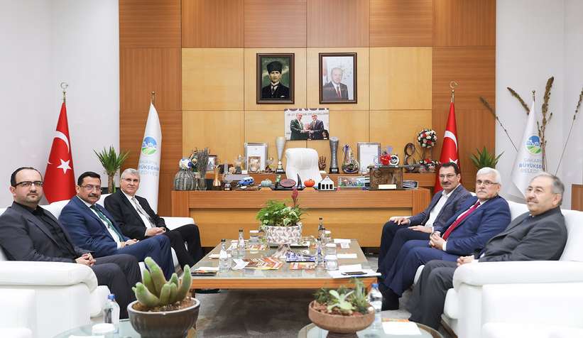 Başkan Yüce ile Genel Başkan Yardımcısı Yavuz, bir araya geldi