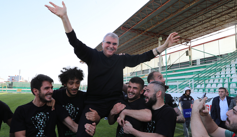 Başkan Yüce şampiyonluk sevincine ortak oldu