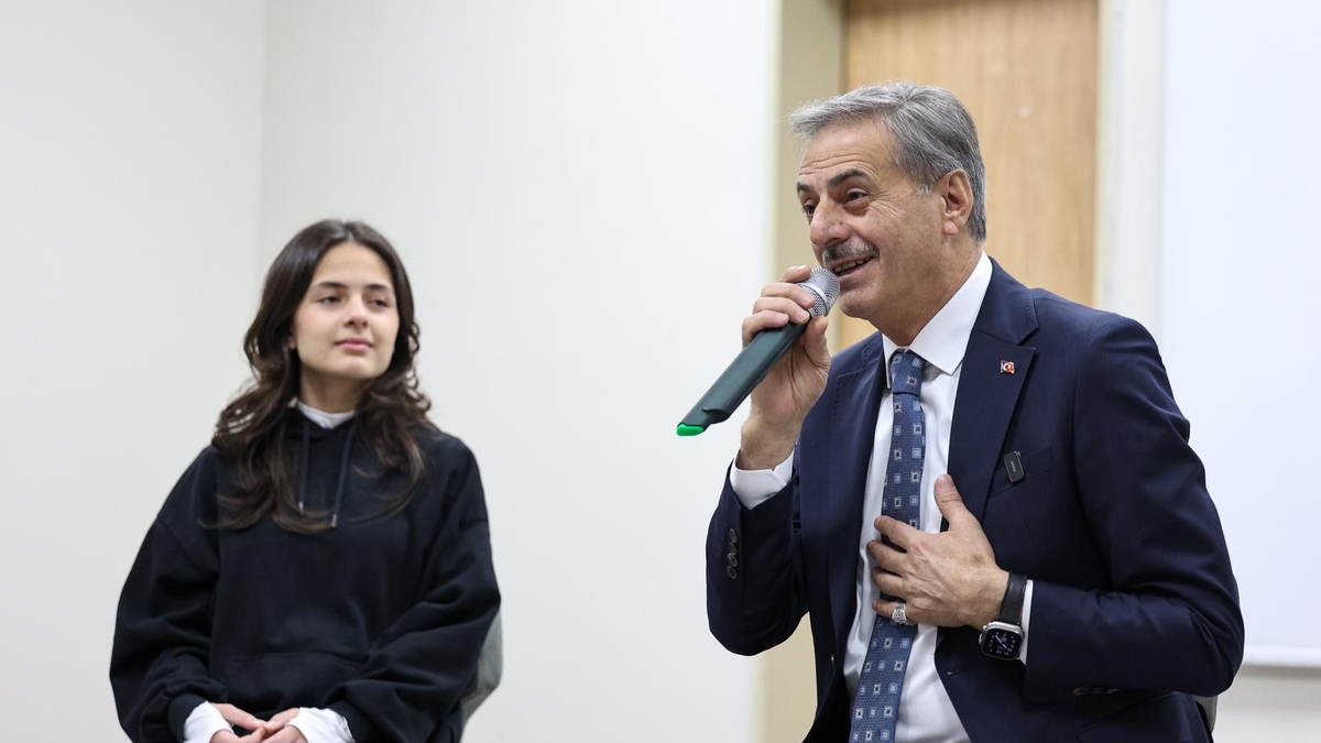 Başkan Yusuf Alemdar söyleşiye katıldı