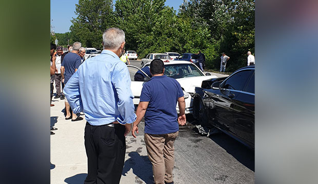 Batakköy yolunda Trafik kazası