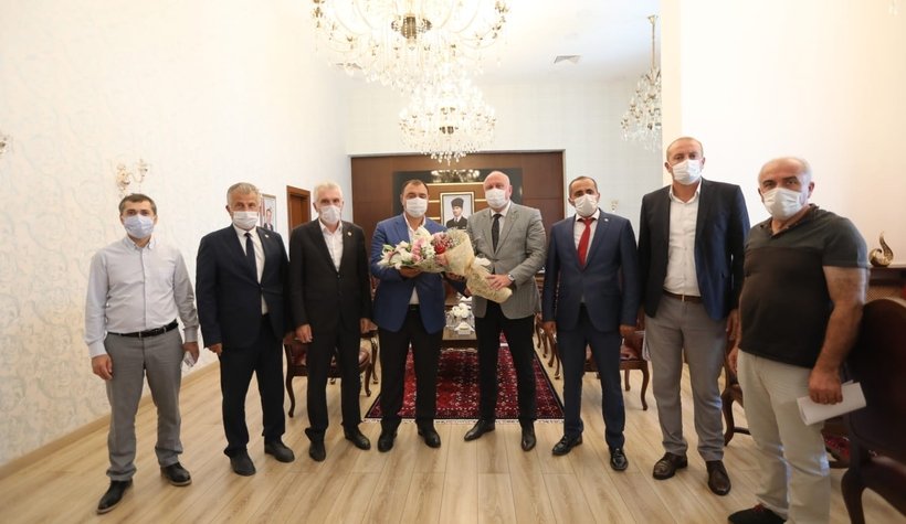 Bayraktar Otoyol ile ilgili sorunları Vali Kaldırım'a iletti