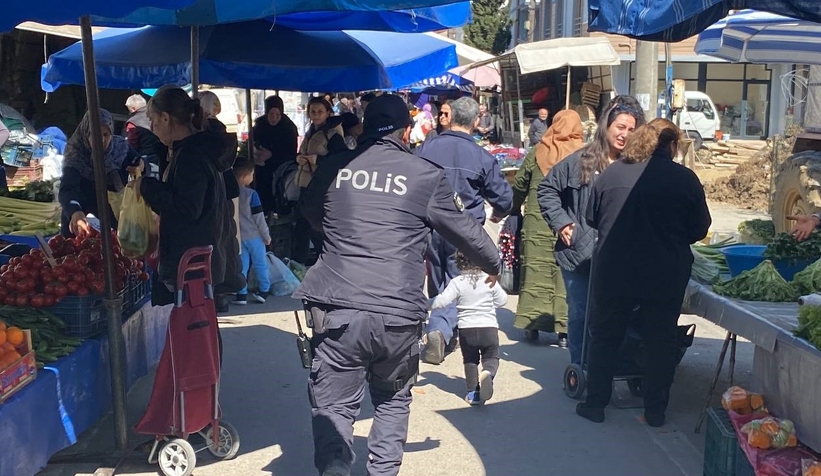 Bebek firarda: Emniyeti peşine taktı, pazarı karıştırdı