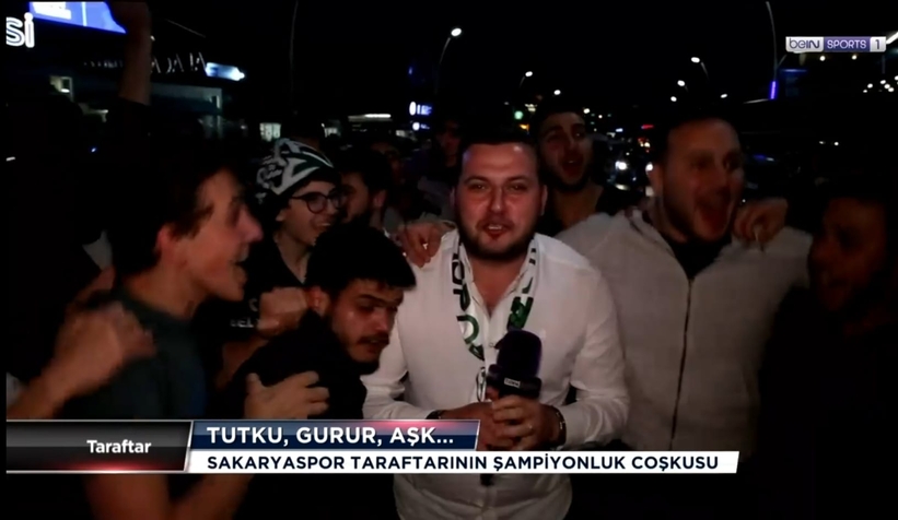 Bein Sports'un Taraftar programı bu hafta Sakaryaspor'un şampiyonluk coşkusunu ekranlara taşıdı