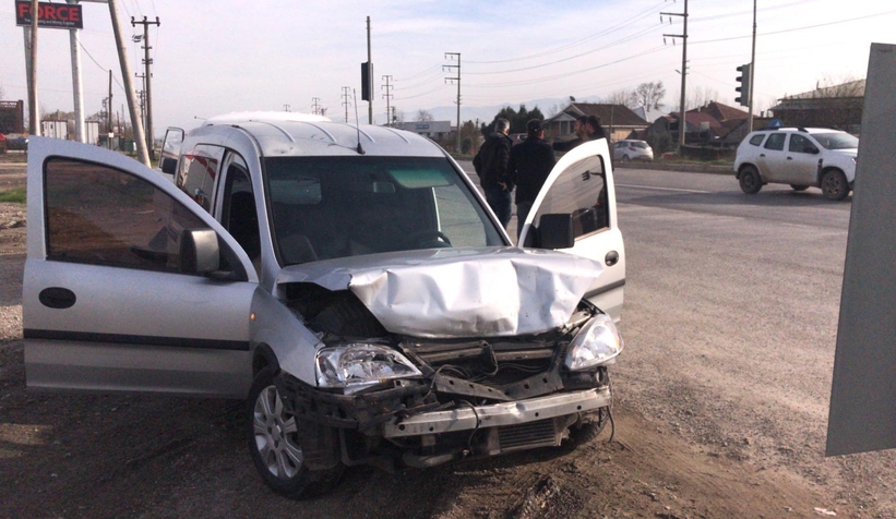 Bekirpaşa Kavşağında kaza