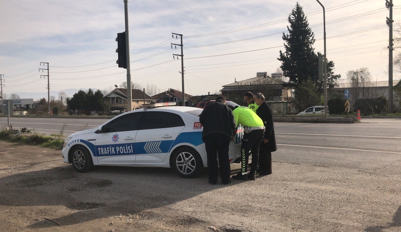 Bekirpaşa Kavşağında kaza