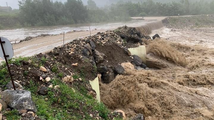Beldibi geçici köprü ulaşıma kapandı