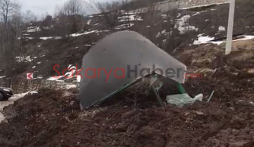 Beldibi'nde büyük heyelan