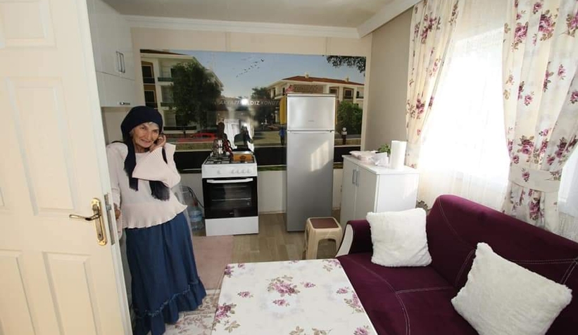 Belediye eve yerleştirmişti, o kadın ölü bulundu