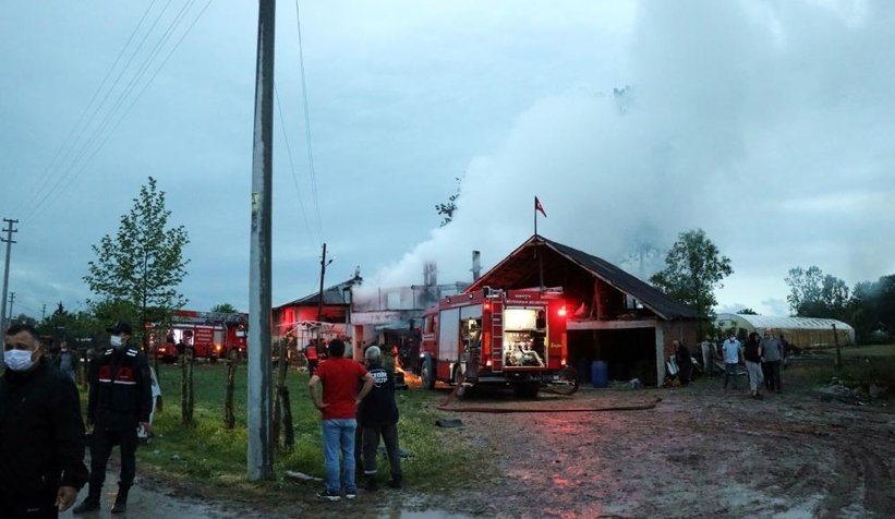 Benzini döktü, sonrası dehşet anları