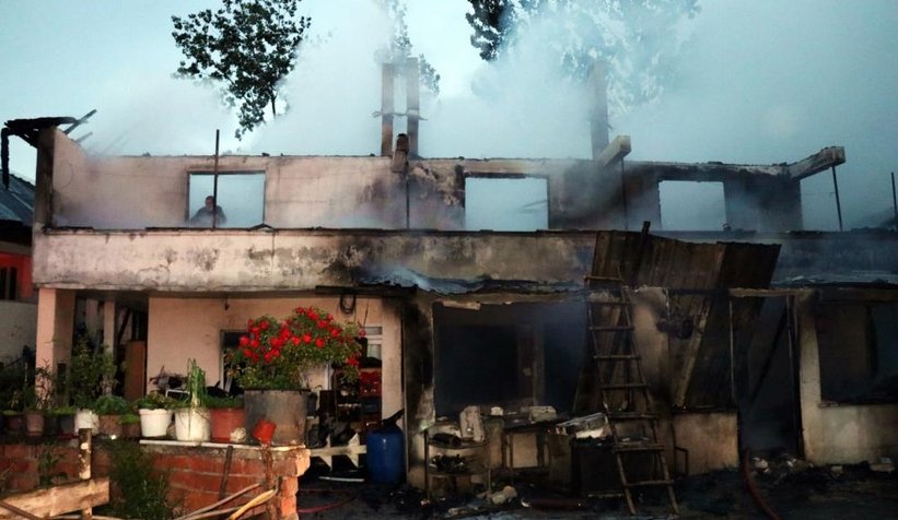 Benzini döktü, sonrası dehşet anları