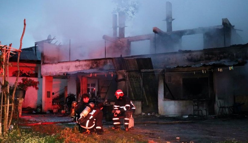 Benzini döktü, sonrası dehşet anları