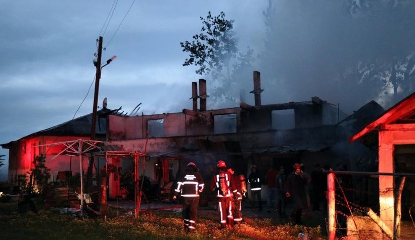 Benzini döktü, sonrası dehşet anları