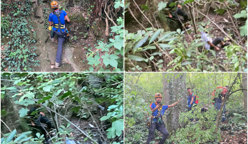 Beşiktaş Vadisinde mahsur kaldı, AFAD kurtardı