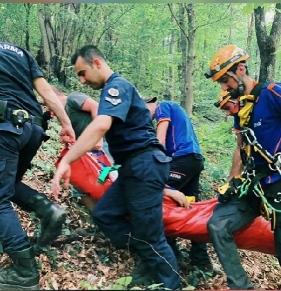 Beşiktaş Vadisinde mahsur kaldı, AFAD kurtardı