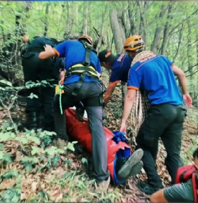 Beşiktaş Vadisinde mahsur kaldı, AFAD kurtardı