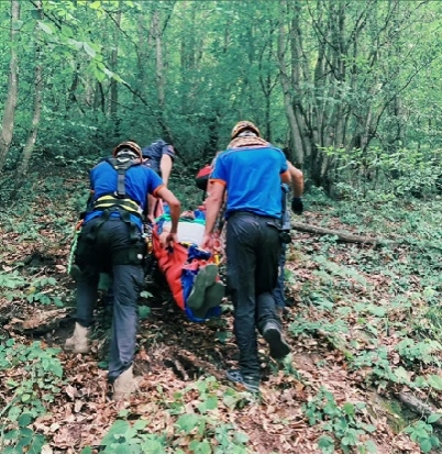 Beşiktaş Vadisinde mahsur kaldı, AFAD kurtardı