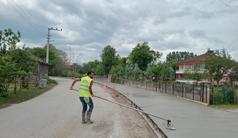 Beton Yaya Yolu Harunusta'da devam ediyor