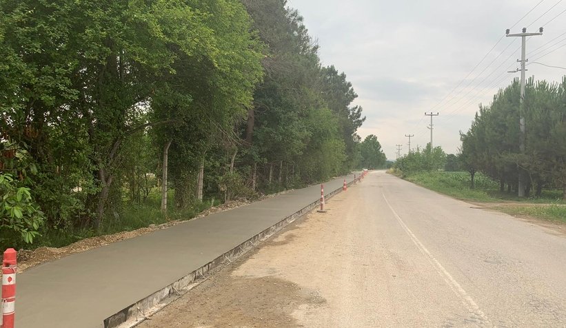 Beton Yaya Yolu Harunusta'da devam ediyor