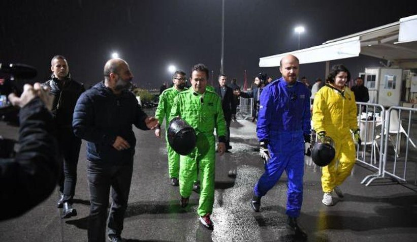 Bilal Erdoğan ile Kenan Sofuoğlu yarıştı