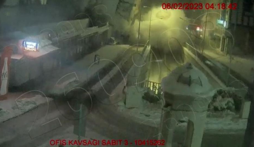 Binaların ardı ardına yıkıldığı görüntüler ortaya çıktı