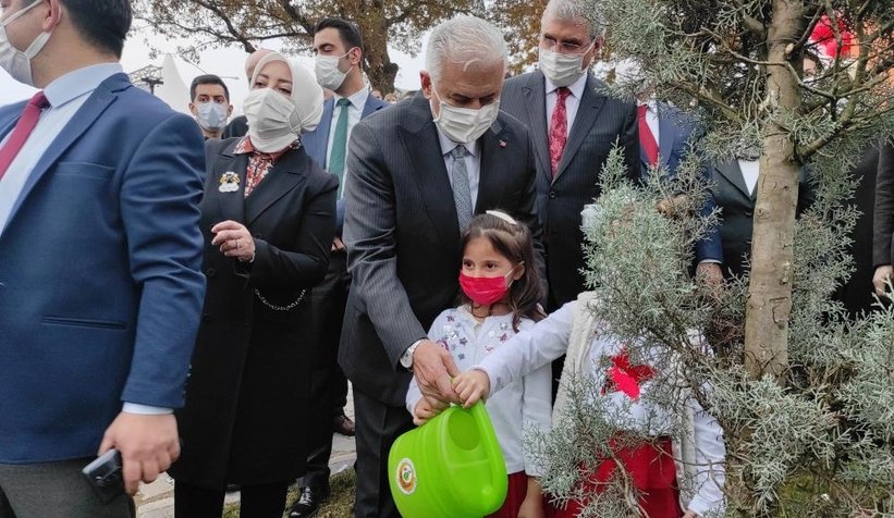 Binali Yıldırım, Anaokulu'nun açılışnı yaptı