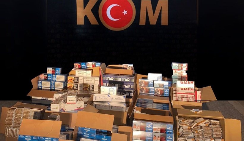 Binlerce makaron ele geçirildi