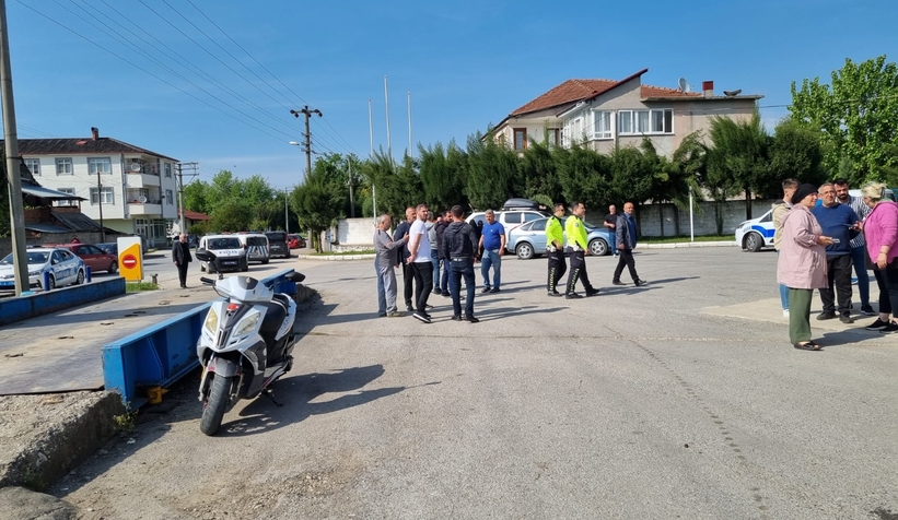 Bir aile ölümden saniyelerle böyle kurtuldu