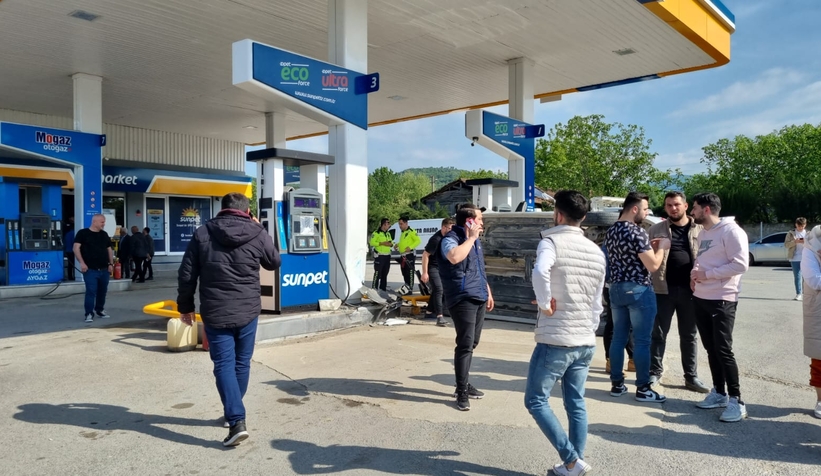 Bir aile ölümden saniyelerle böyle kurtuldu