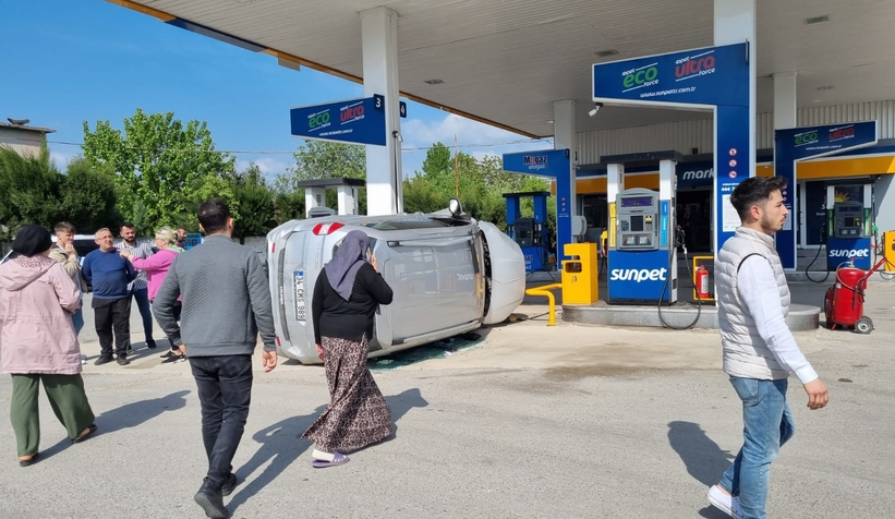 Bir aile ölümden saniyelerle böyle kurtuldu