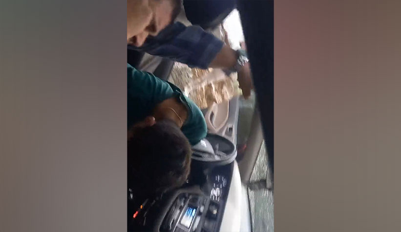   Bir grup gencin eğlence amaçlı çektiği video hayrete düşürdü