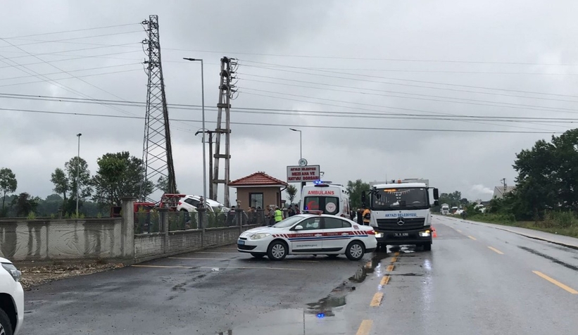 Bir kişinin öldüğü yolda kaza sonrası önlem