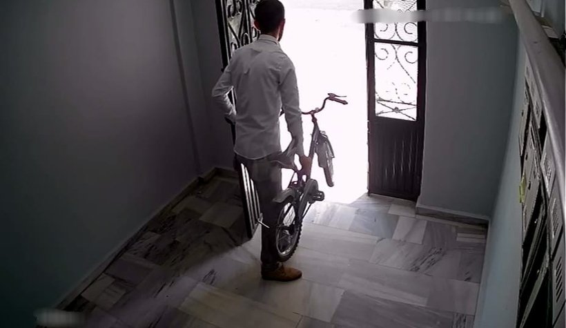 Bisiklet hırsızı yakalandı