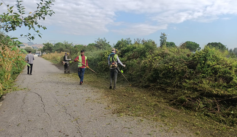 Bisiklet yollarında kapsamlı temizlik