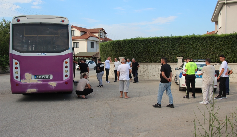 Bisikletli çocuk halk otobüsünün altında kaldı